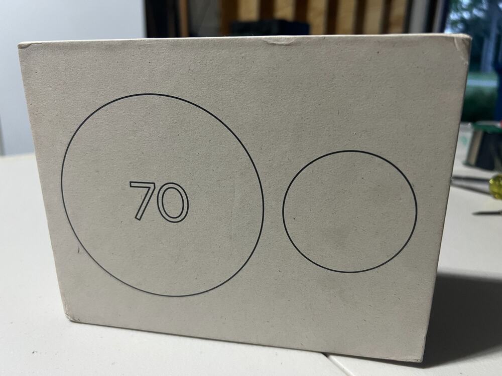 Google Nest Learning Thermostat 4th Gen THERMOSTAT ONLY Polished Obsidia No Base